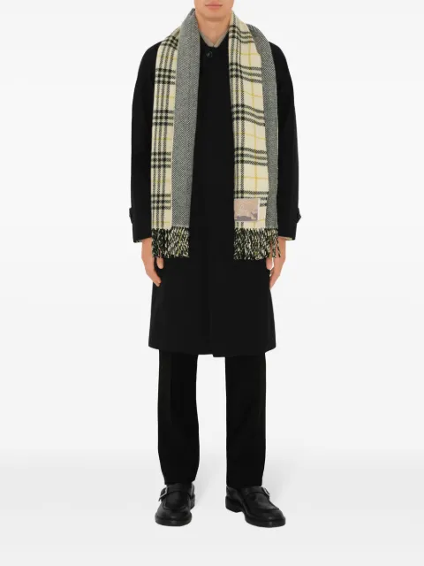 Burberry reversible checkered scarf 8097037 - 2