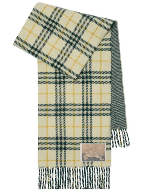 Burberry reversible checkered scarf Men