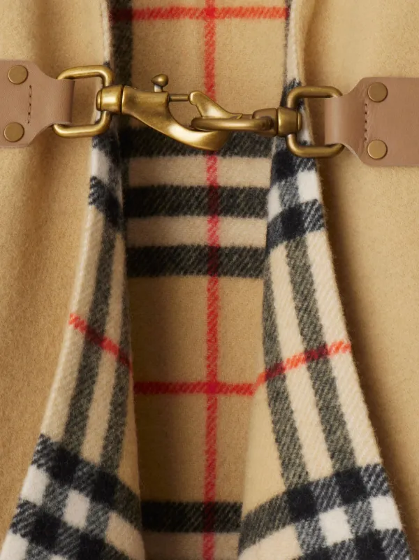【関税＆送料込み】Burberry Check Pattern Wool And Cape 835542FF-45BA-4FA7-BC2A-