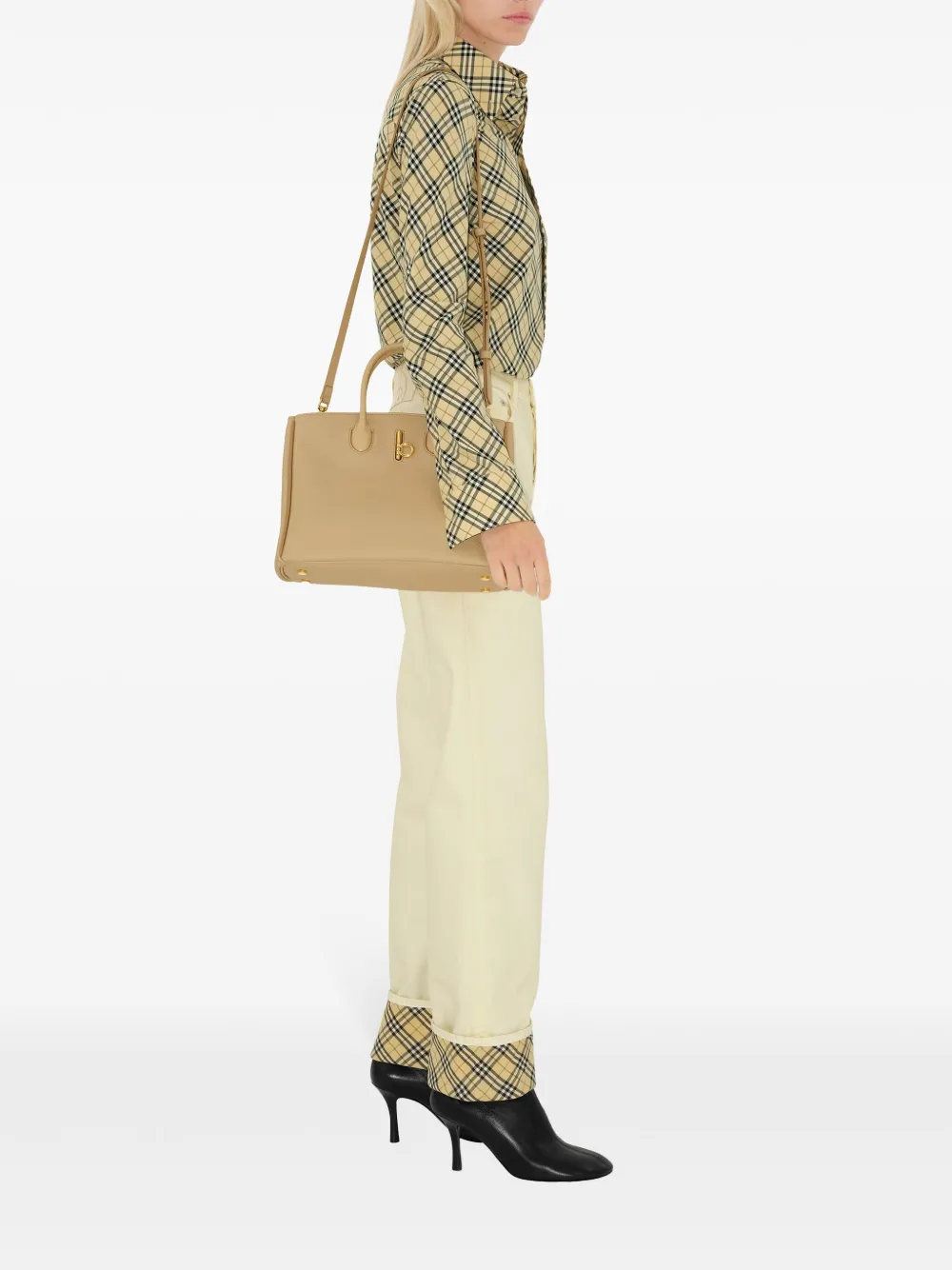 Burberry Rocking Horse kleine shopper Beige