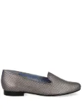 Blue Bird Shoes perforated leather loafers - Grey