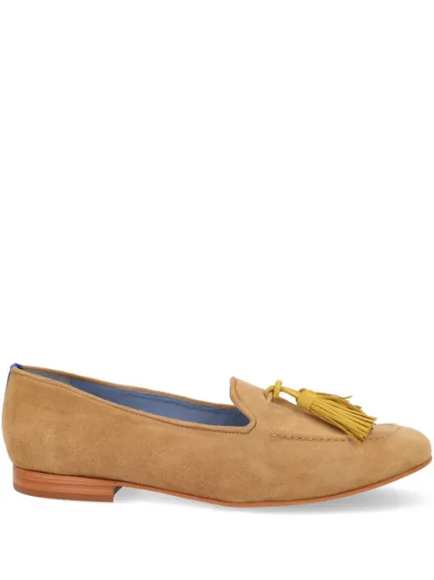 Blue Bird Shoes Tassel suede loafers