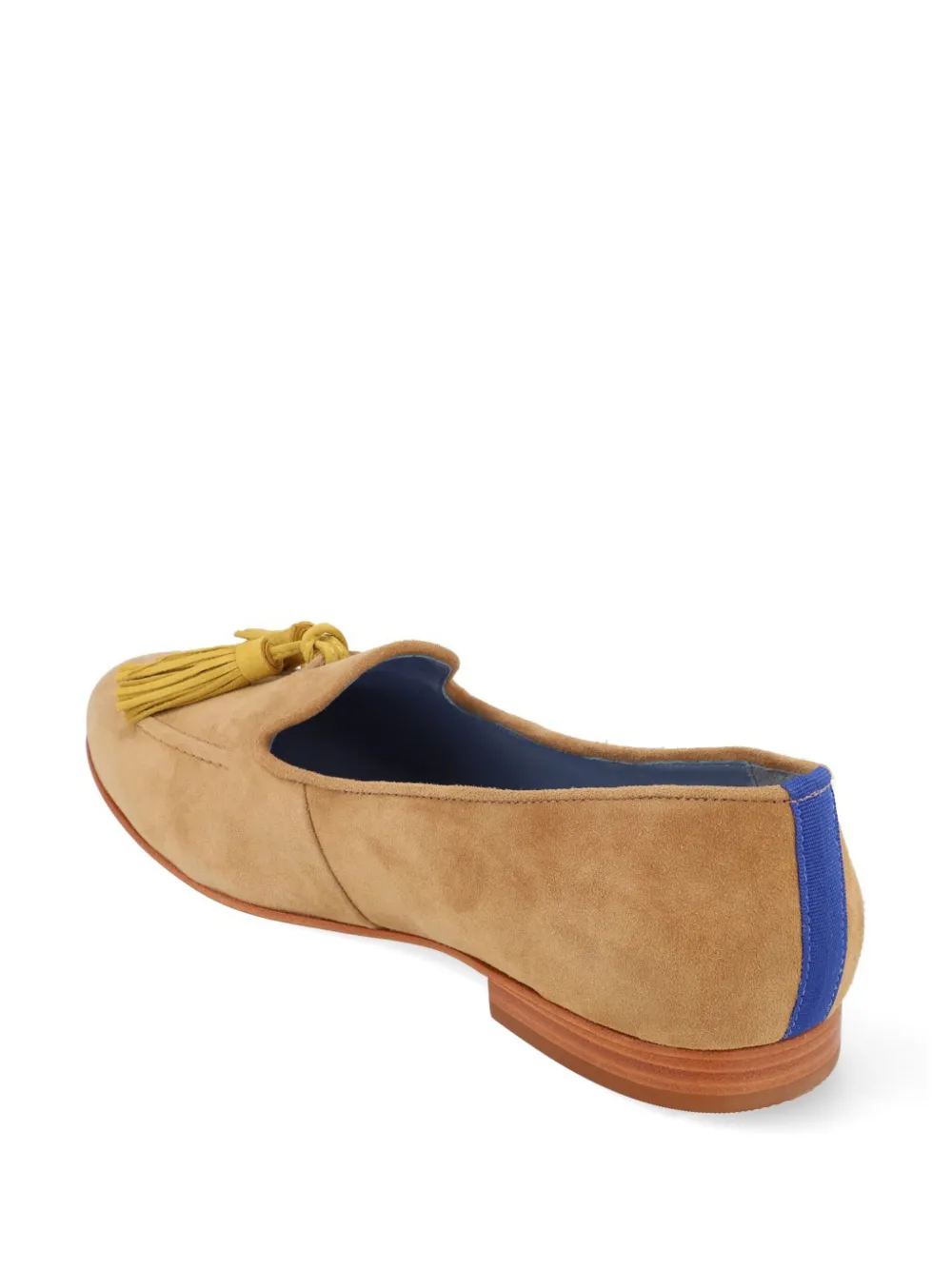 Blue Bird Shoes Tassel suede loafers Brown