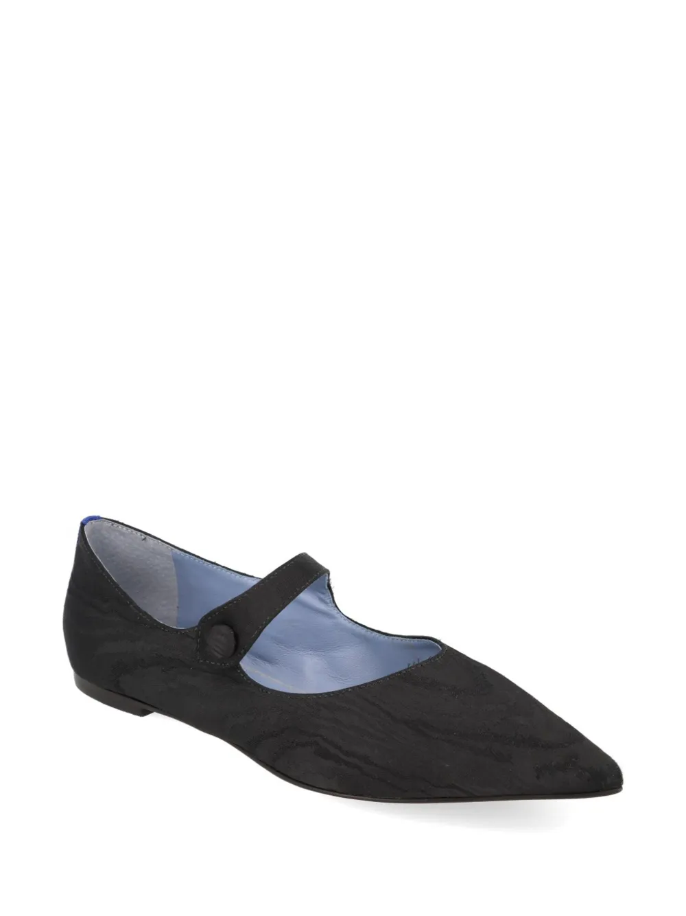 Blue Bird Shoes jacquard ballerina shoes - Zwart