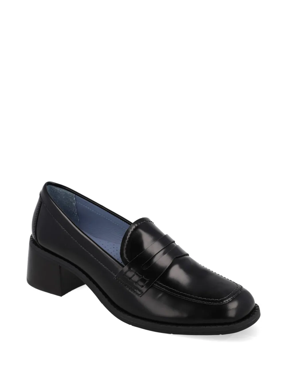 Blue Bird Shoes leather loafers - Zwart