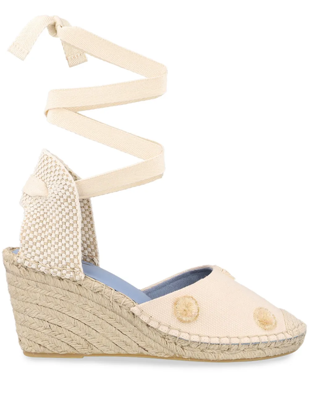Blue Bird Shoes Anabela 90mm エスパドリーユ - ホワイト Blue Bird Shoes Anabela 90mm エスパドリーユ - ホワイト