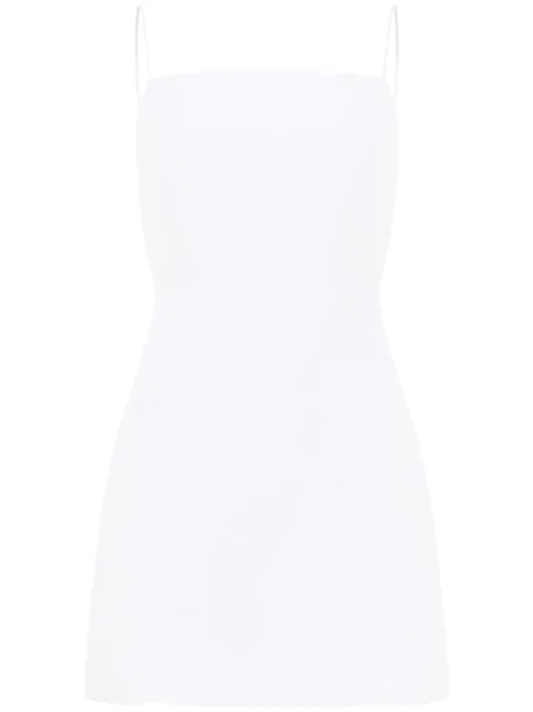 AZEEZA Kiara mini dress KIARAMINISATINGARNET - 0