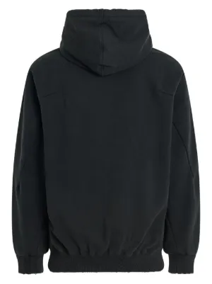 doublet 黒 パーカー doublet - スパンコールスウェットパーカー ー - 