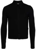 EGONlab. wool button-up cardigan - Black