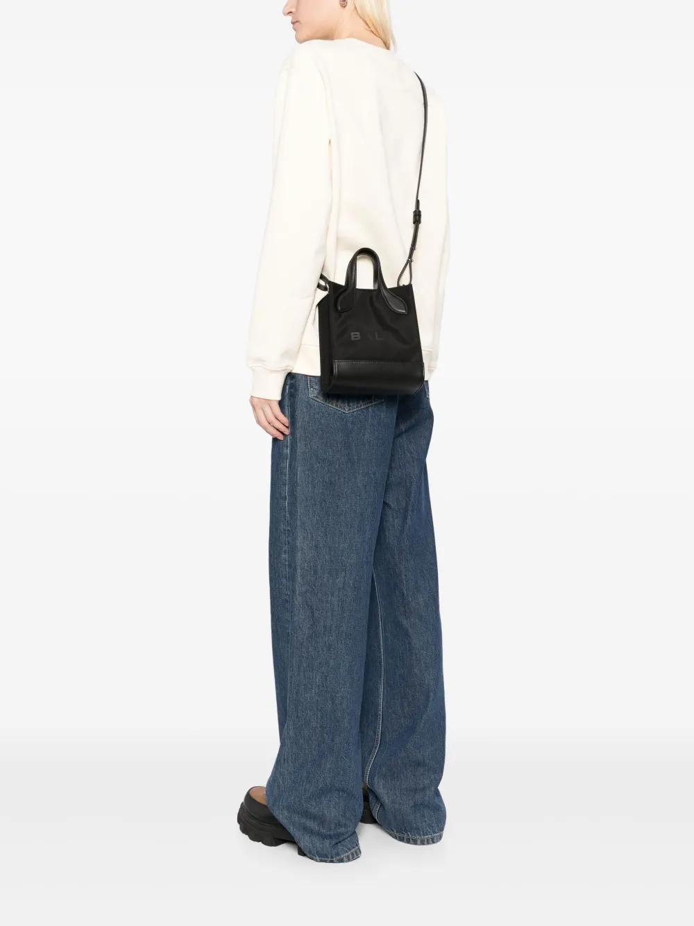 Bally Bar mini-shopper - Zwart