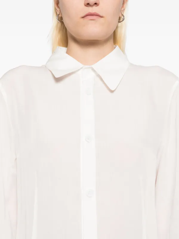 独特な店 | シャツ アシンメトリー Yamamoto Yohji ホワイト JP FARFETCH | トップス