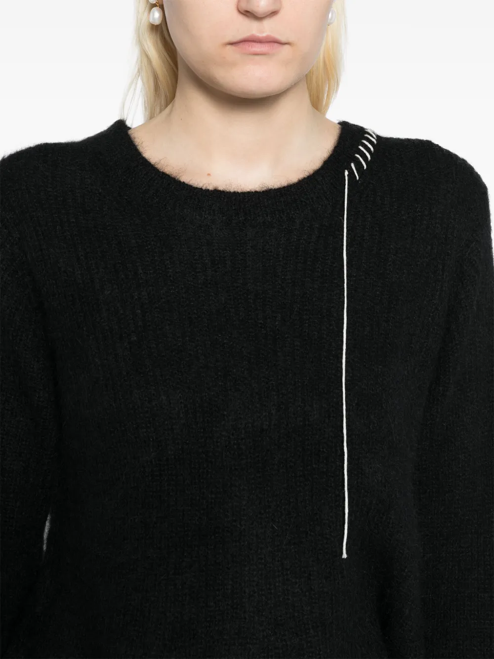 Yohji Yamamoto Maglione con ricamo | Image 5