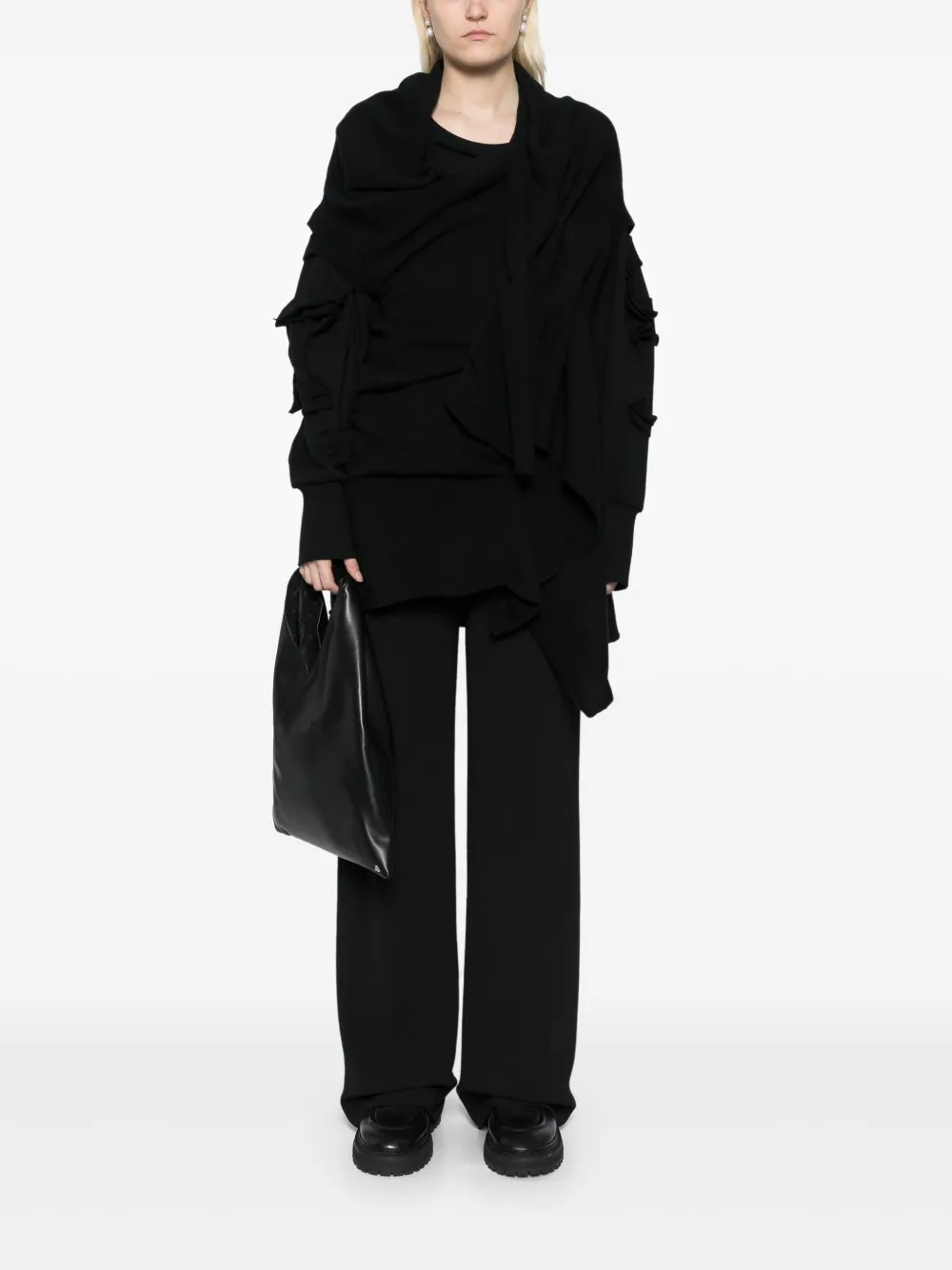 Yohji Yamamoto Button-up vest - Zwart