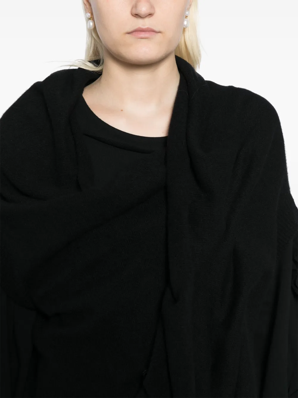 Yohji Yamamoto Button-up vest Zwart
