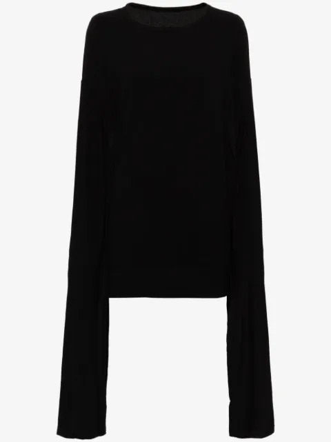 Yohji Yamamoto top con mangas a capas