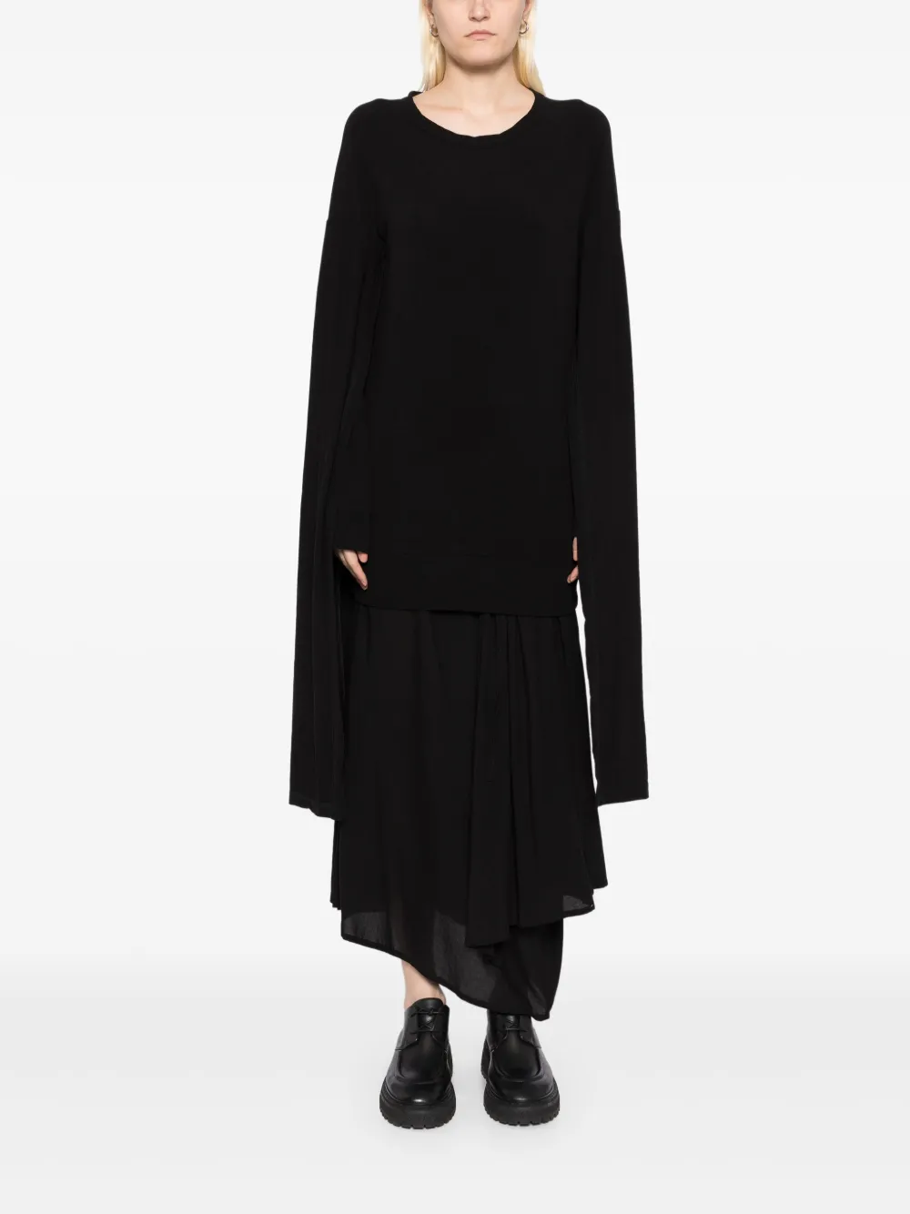 Yohji Yamamoto layered hanging sleeves top | T-Shirts & Jersey Shirts | Image 2