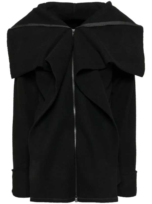 Yohji Yamamoto Zipped Cardigan | Black | FARFETCH