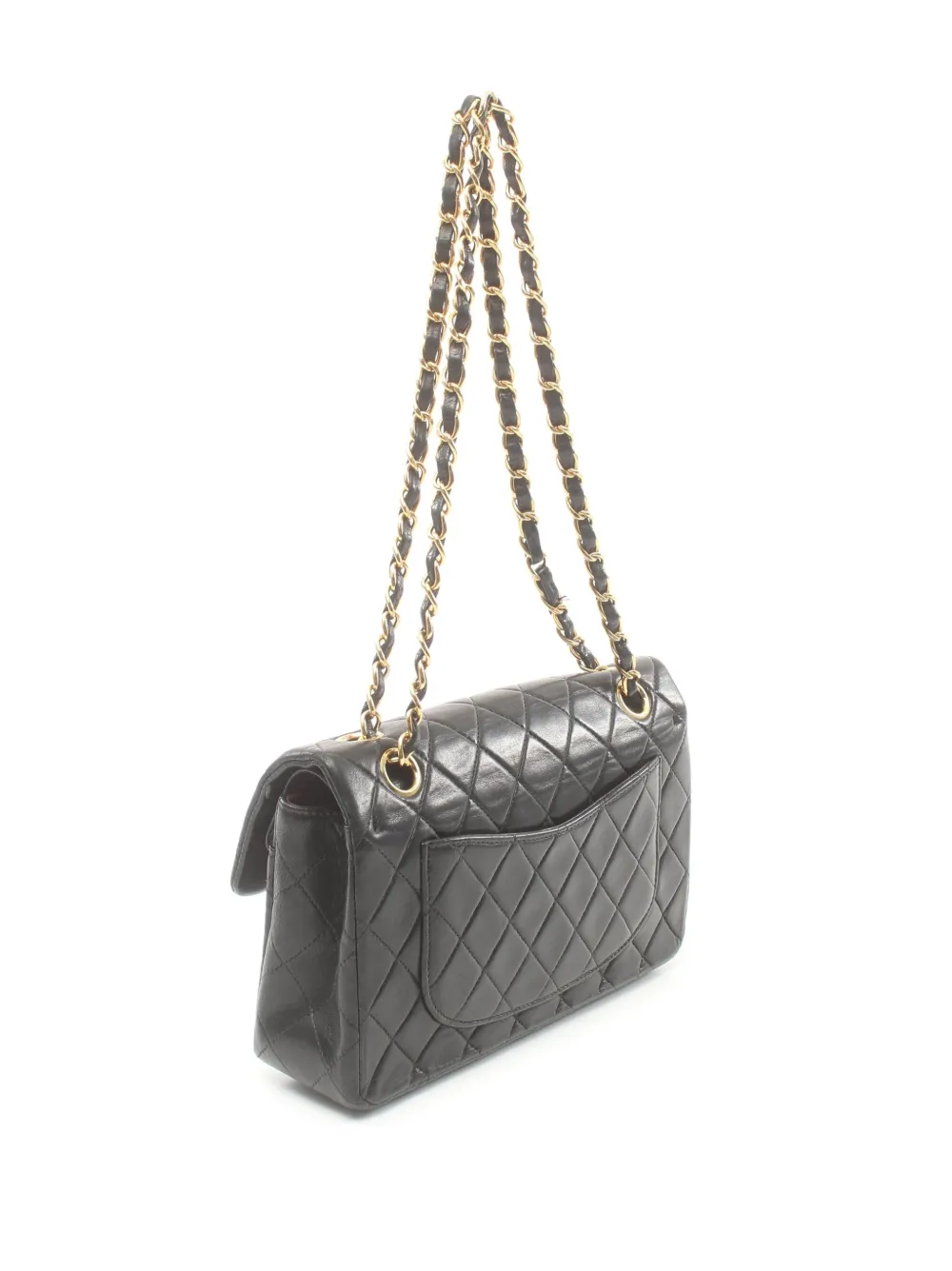 CHANEL Pre-Owned 2000-2002 Double Flap shoulder bag - Zwart