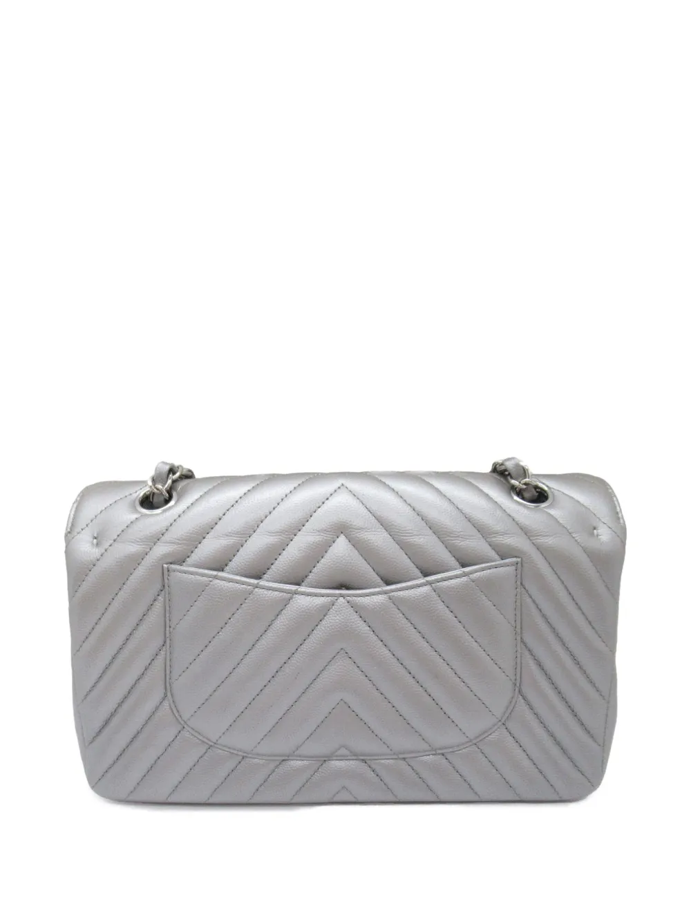 CHANEL Pre-Owned 2016-2017 Double Flap shoulder bag - Zilver