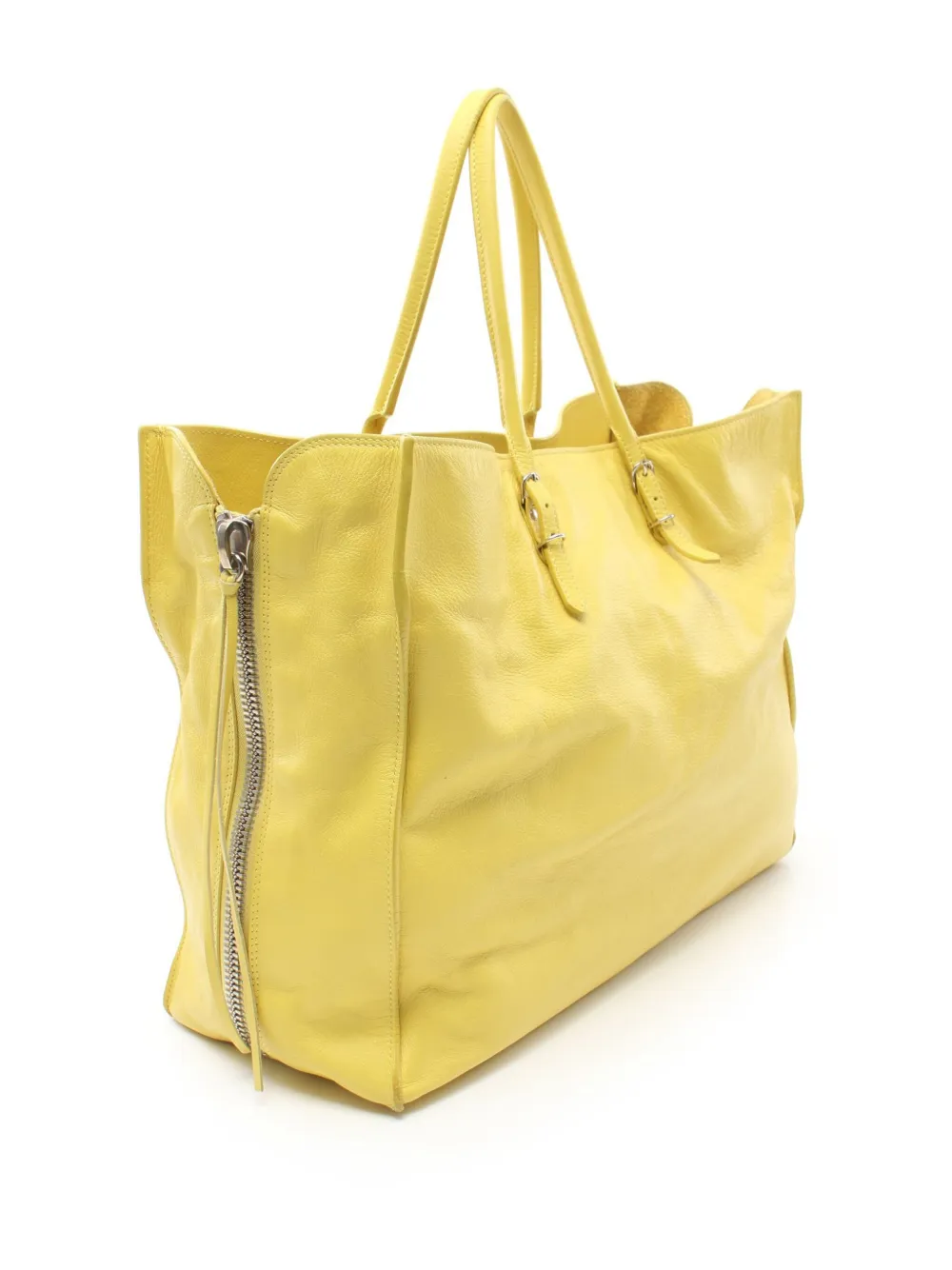 Balenciaga Pre-Owned 2000s Papier A4 tote bag - Geel