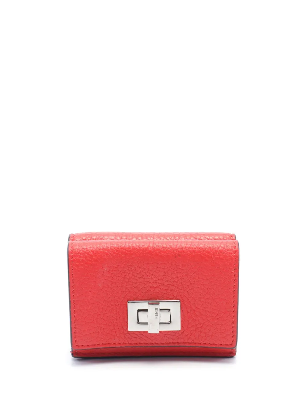Fendi Pre Owned 2000s Peekaboo Wallet Red FARFETCH CA