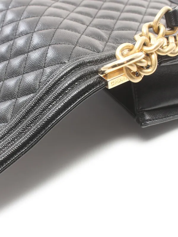 CHANEL Pre-Owned 2018-2019 Boy Chanel Shoulder Bag | Black