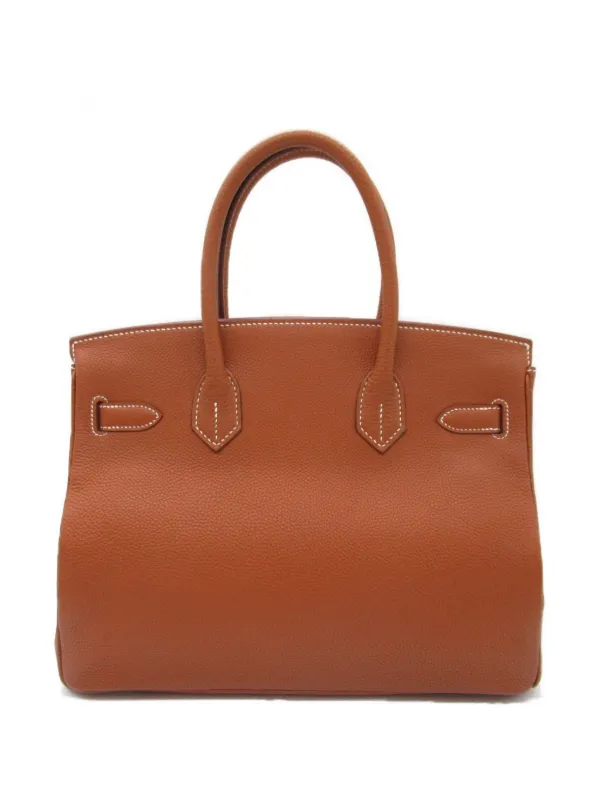 Hermes Pre Owned 2022 Birkin 30 Handbag Brown FARFETCH IE