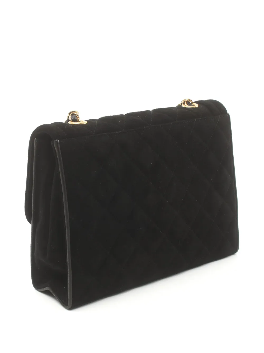 CHANEL Pre-Owned 1989-1991 quilted shoulder bag - Zwart