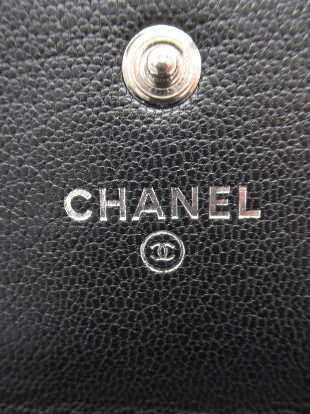 Cheap HOT SALE CHANEL 2018 tri-fold leather wallet Women