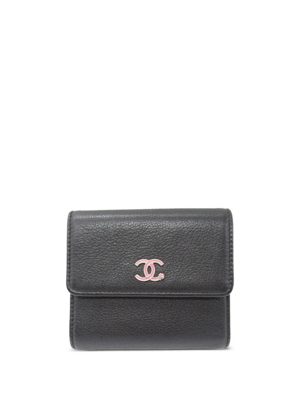 Cheap HOT SALE CHANEL 2018 tri-fold leather wallet Women