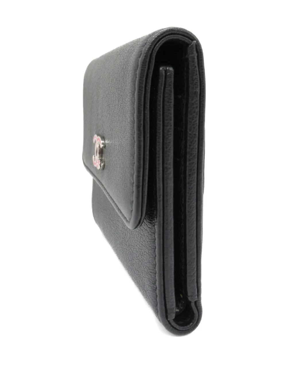 Cheap HOT SALE CHANEL 2018 tri-fold leather wallet Women