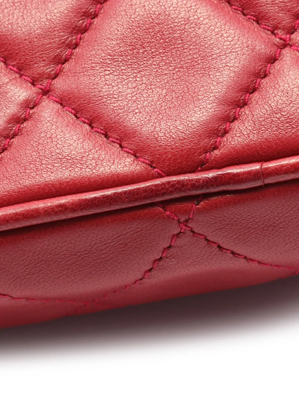 Cheap CHANEL 1989-1991 diamond-quilted pouch Women