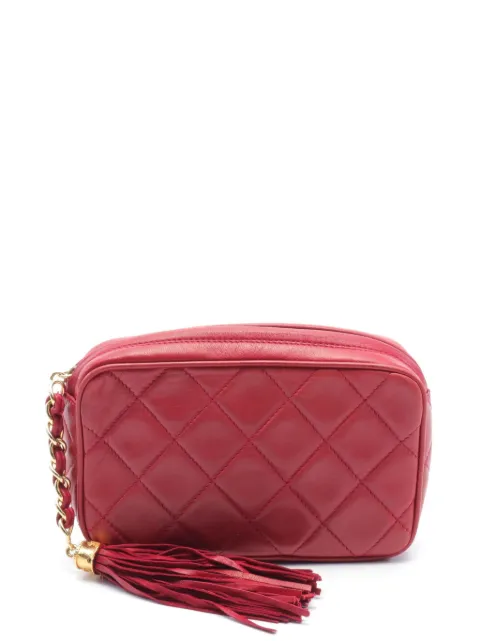 CHANEL 1989-1991 diamond-quilted pouch Women