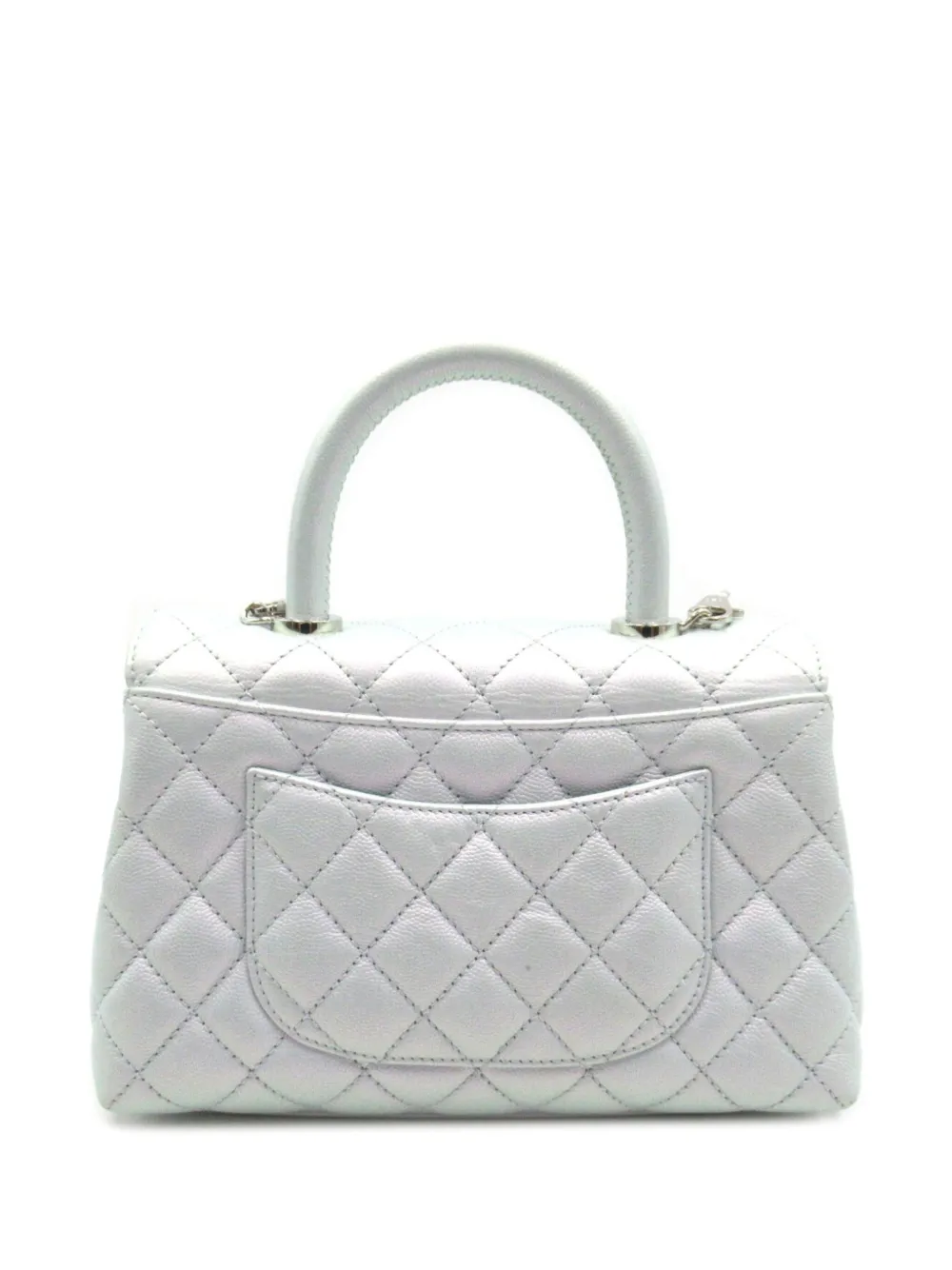 CHANEL Pre-Owned 2020s small Coco Handle two-way handbag - Wit