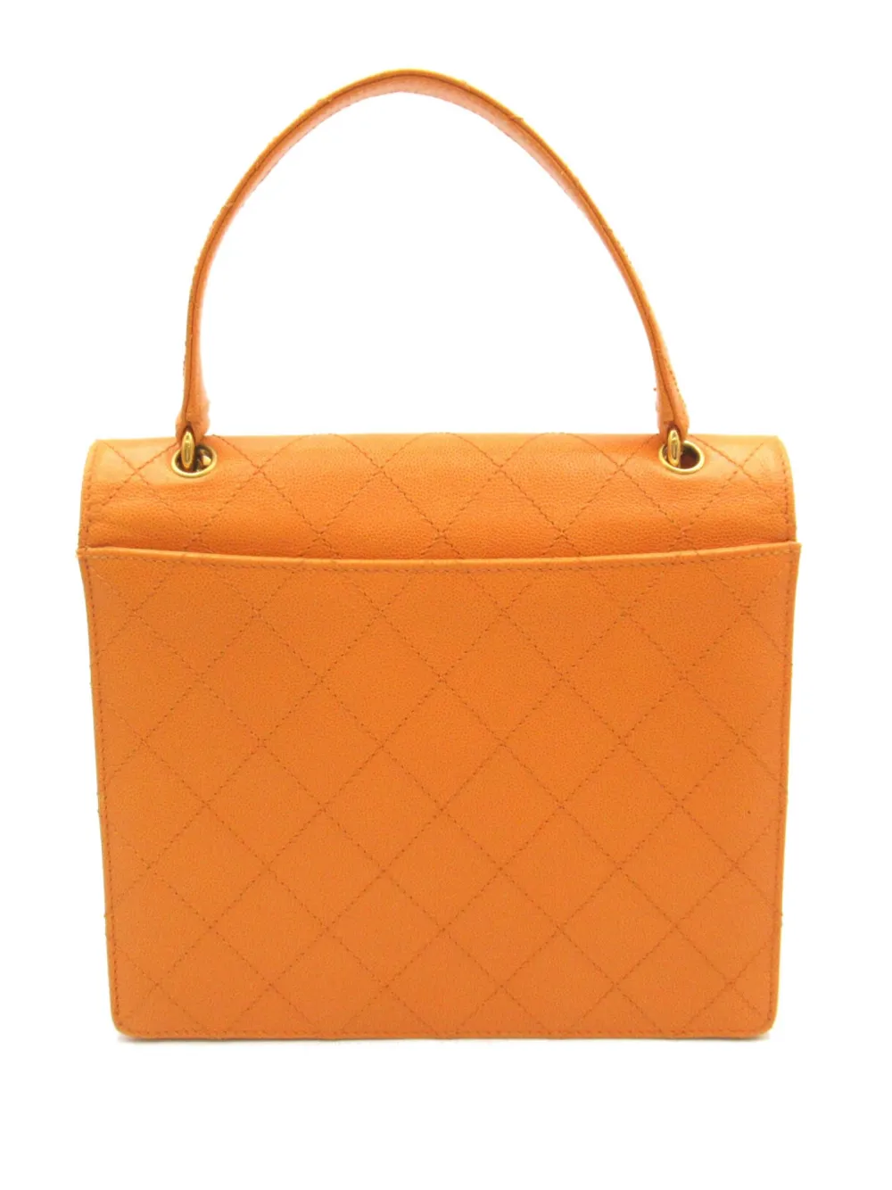 CHANEL Pre-Owned 1997-1999 CC quilted handbag - Oranje