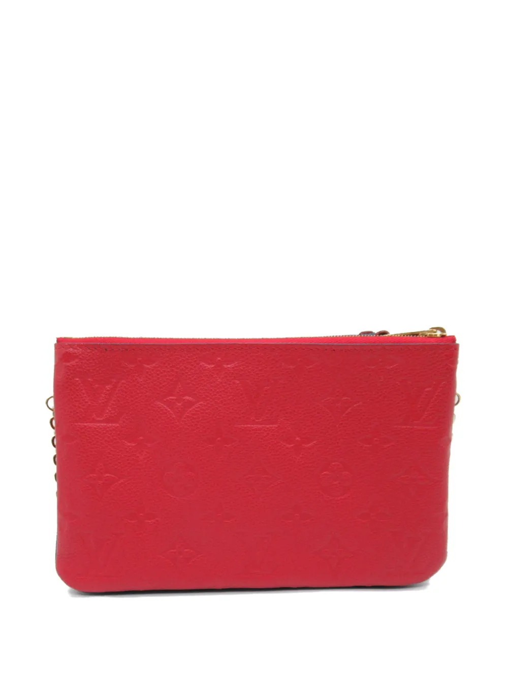 Louis Vuitton Pre-Owned 2020 Pochette clutch met dubbele rits - Blauw
