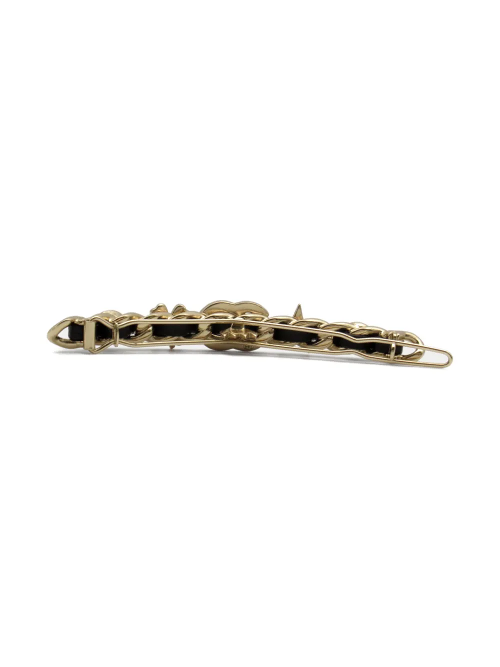 CHANEL Pre-Owned 1986-1988 CC hair clip - Goud