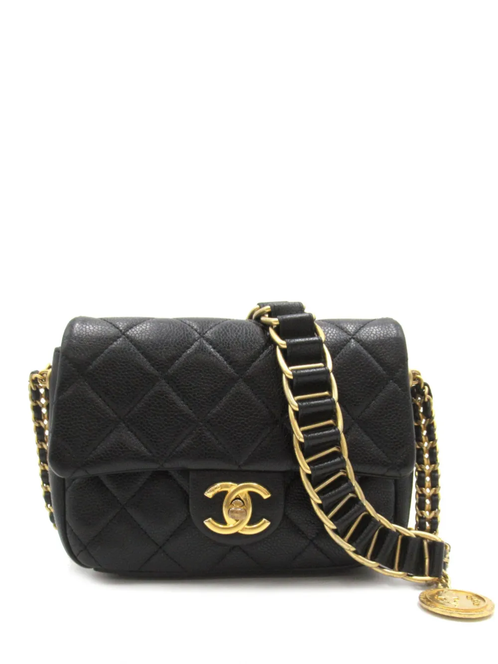 CHANEL Pre-Owned 2020s mini Chain Soul shoulder bag | Black | Image 1