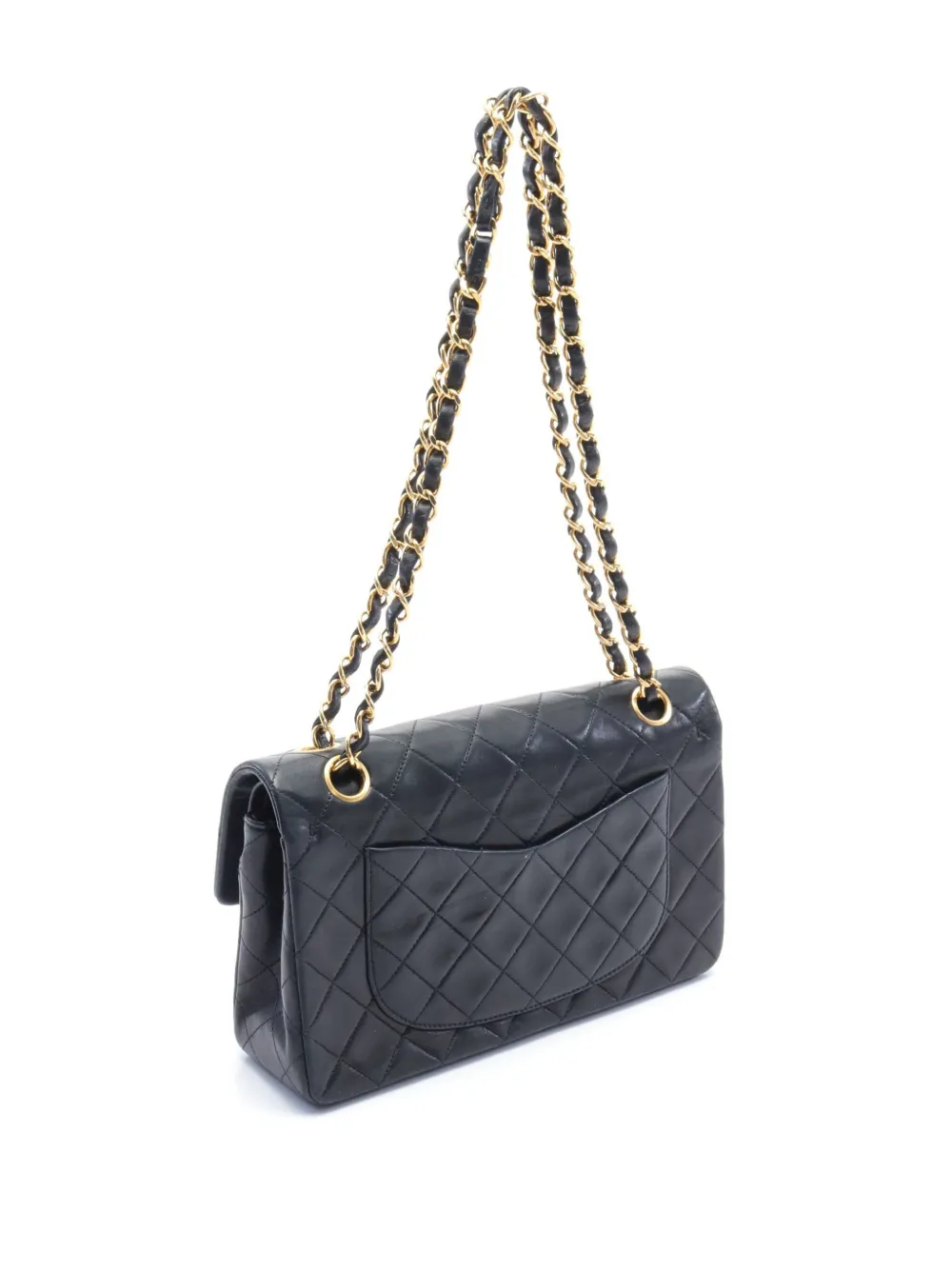 CHANEL Pre-Owned 1991-1994 Double Flap shoulder bag - Zwart