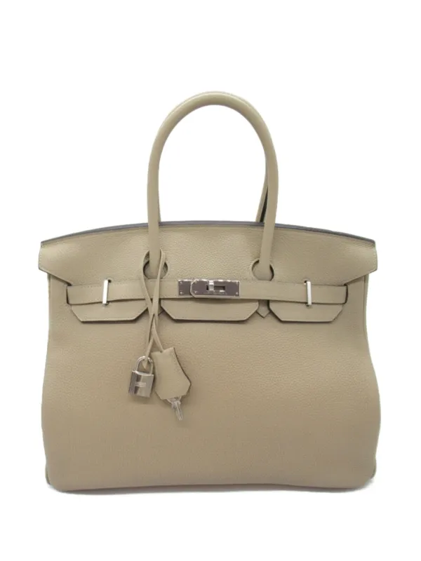 Hermes Pre Owned 2017 Birkin 30 Handbag Farfetch