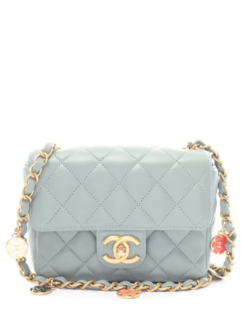 HOT SALE CHANEL 2020s mini quilted shoulder bag Women