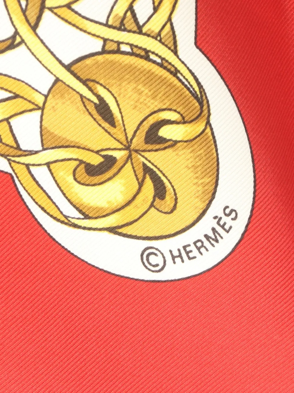 Hermès Pre-Owned 2000s Les Robes scarf - Rood