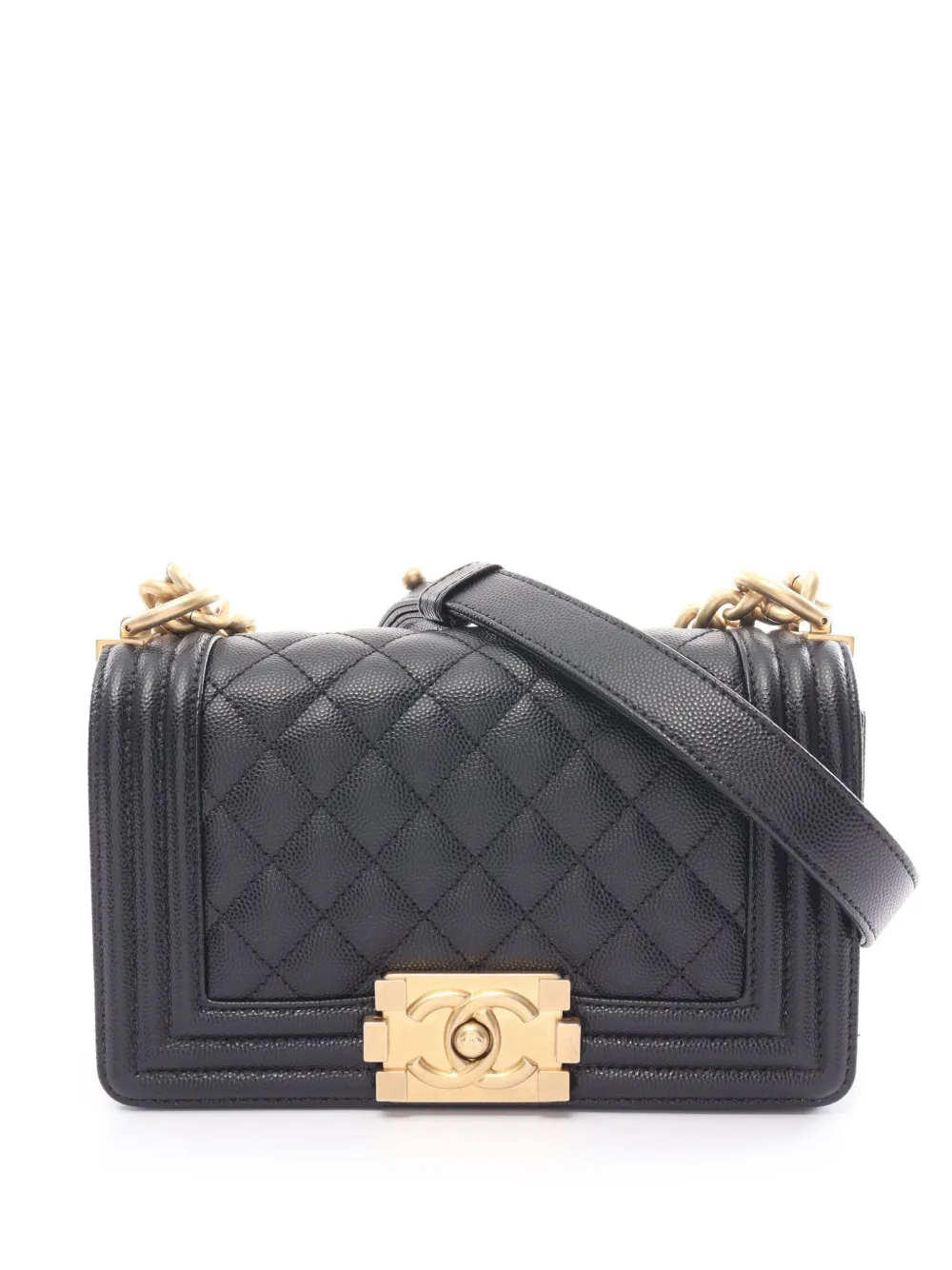 Chanel small boy chevron top