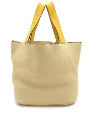 Hermes Pre Owned 2009 Picotin GM Handbag Neutrals FARFETCH CA