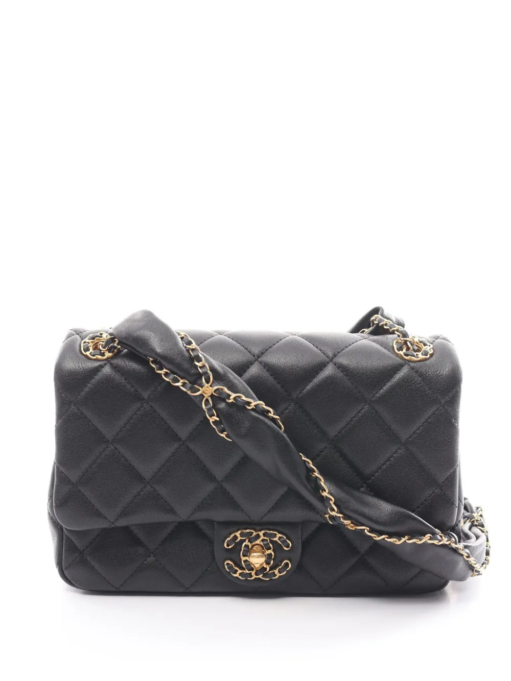 CHANEL Pre Owned Bolsa De Hombro Capitonada Con Logo CC 2020 Negro FARFETCH MX
