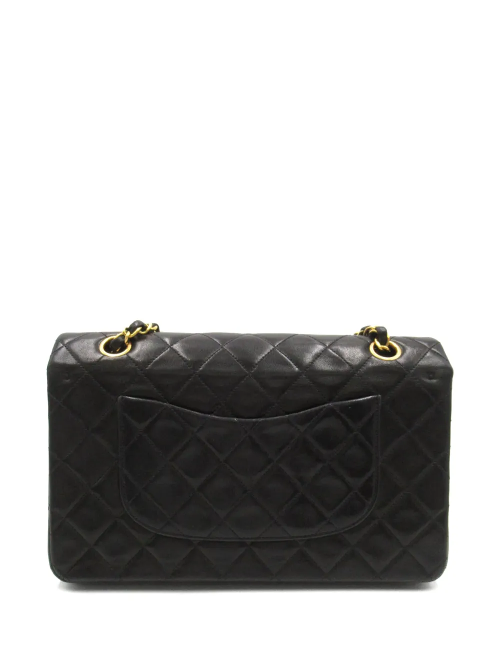 CHANEL Pre-Owned 1994-1996 Double Flap medium schoudertas - Zwart