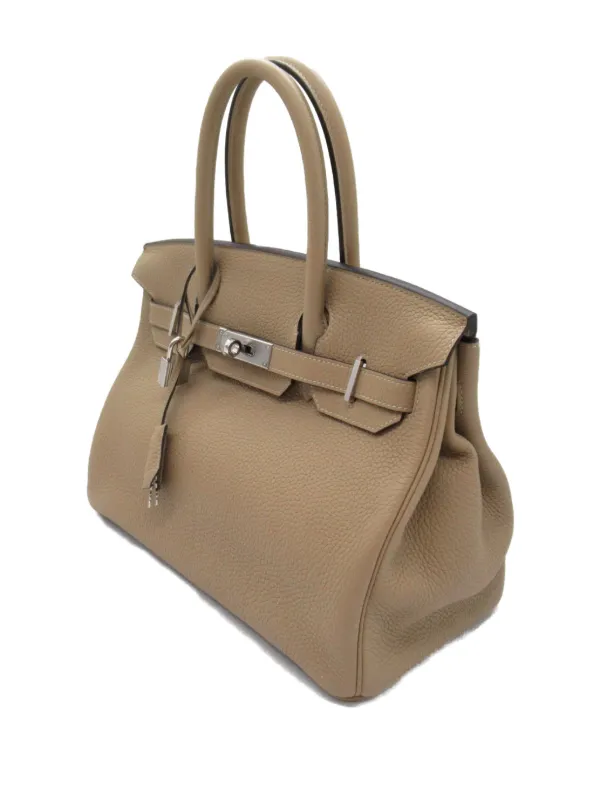 Hermes Pre Owned 2021 Birkin 30 Handbag Neutrals FARFETCH IE