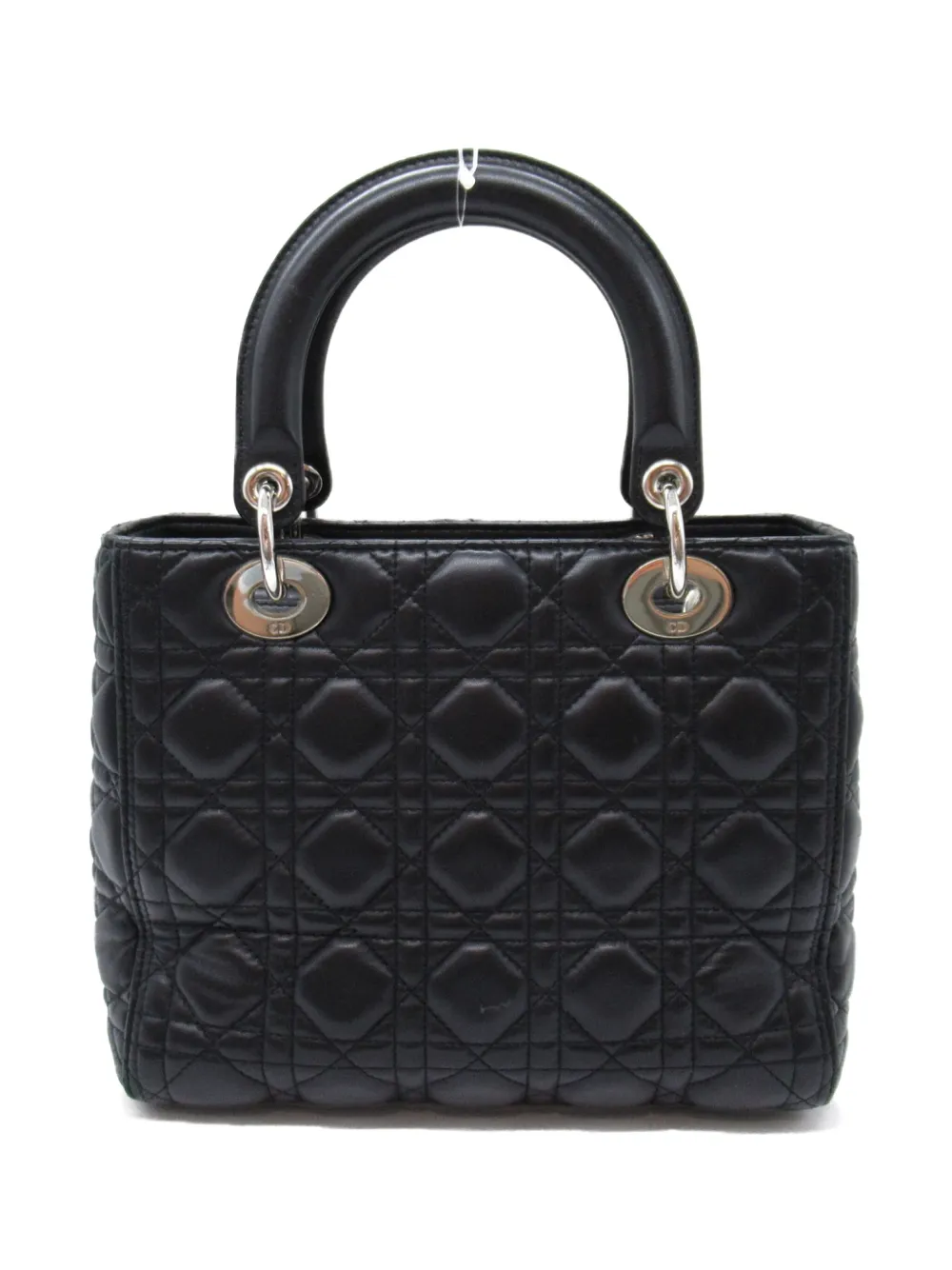 Christian Dior Pre-Owned 2000s Cannage Lady Dior handtas - Zwart