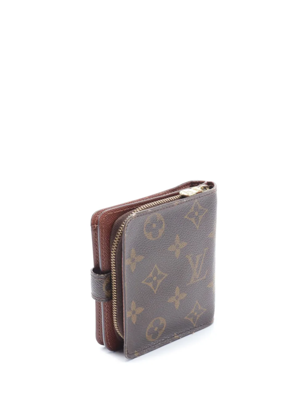 Louis Vuitton Pre-Owned 2002 bi-fold portemonnee met monogram - Bruin