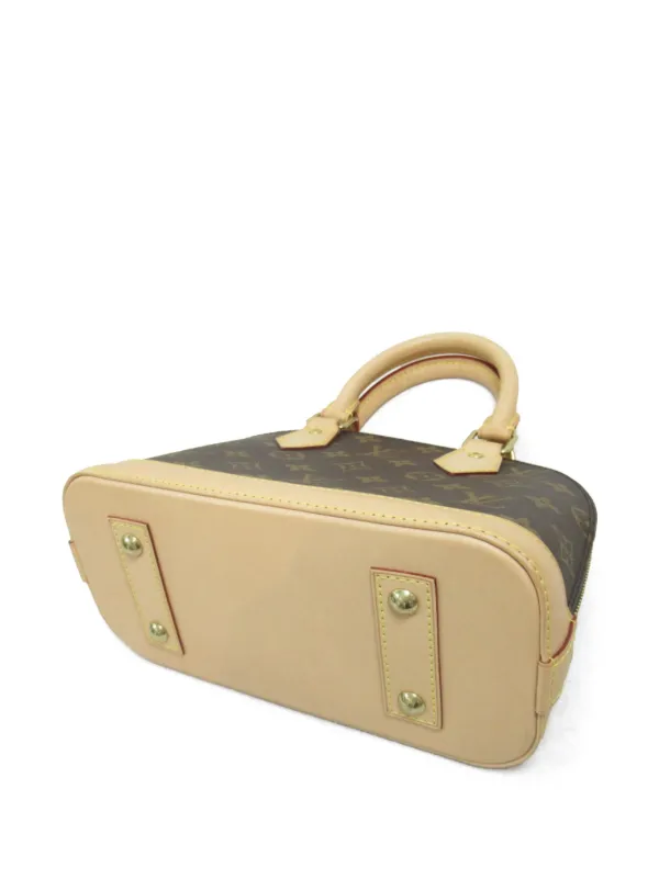 Louis Vuitton Pre Owned 2021 Alma BB two way Handbag Brown FARFETCH SG